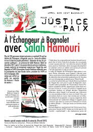 À l'Échangeur à Bagnolet - Association France Palestine Solidarité