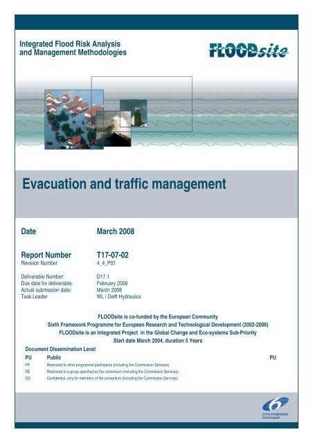 Evacuation and traffic management (full report) - FLOODsite