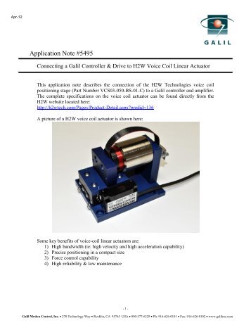 Application Note 5495 - Galil