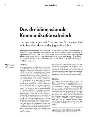 Das dreidimensionale Kommunikationsdreieck - Forum – für Politik ...