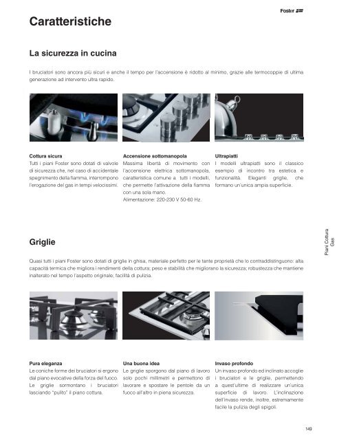 pdf catalogo cottura - Foster S.p.A.