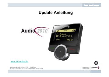 Audio 2010 – Update Anleitung