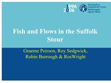 flow, cumecs - FreshwaterLife