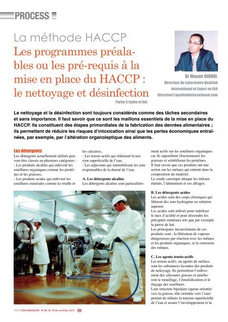 Export de produits marocains - FOOD MAGAZINE