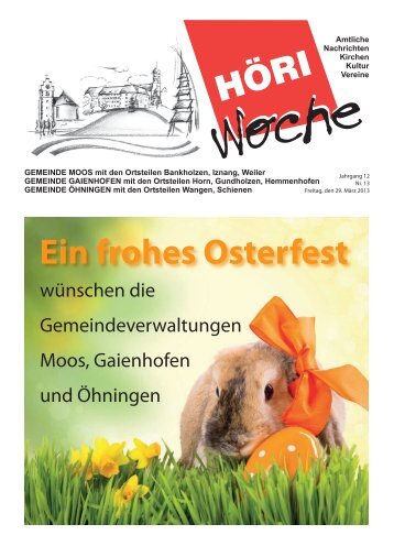 Ein frohes Osterfest - Gaienhofen