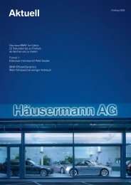 Aktuell - Garage Häusermann AG