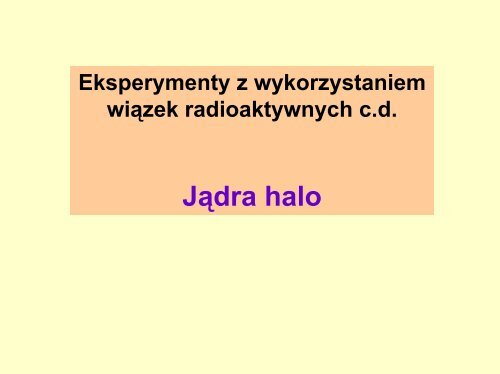 Jądra halo