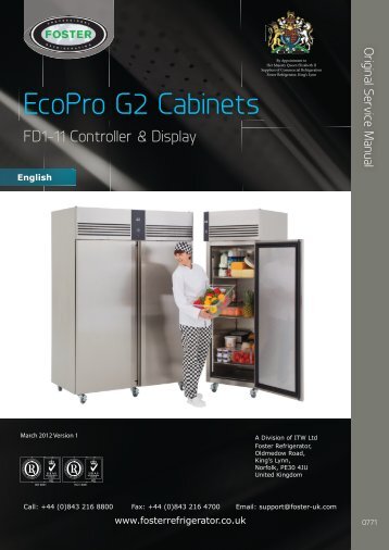 EcoPro G2 Cabinets - Foster Refrigerator
