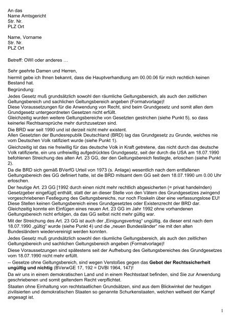 Bundesgesetzblatt 885 - Freiheit ist selbst bestimmtes Leben ohne ...