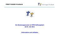 Beratungsprotokoll - FÜRST FUGGER Privatbank