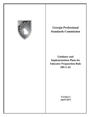 Georgia Professional Standards Commission - GaPSC