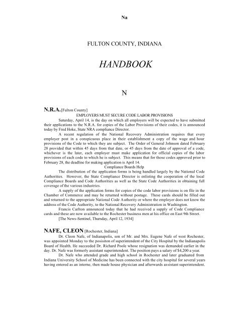 Handbook N-P - Fulton County Public Library