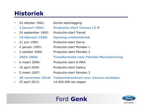 Powerpoint Ford Genk Plant