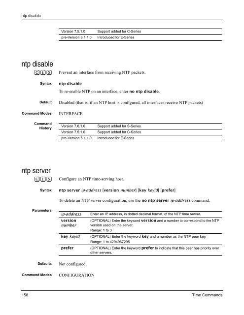 FTOS Command Reference for the S-Series - Force10 Networks