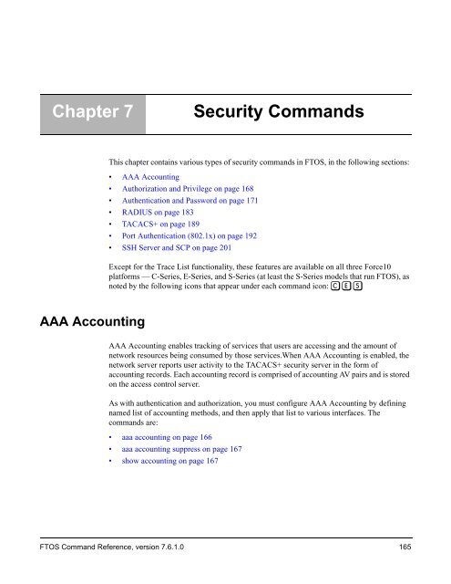 FTOS Command Reference for the S-Series - Force10 Networks