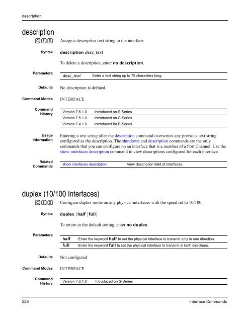 FTOS Command Reference for the S-Series - Force10 Networks