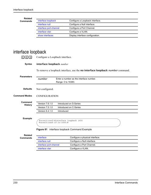 FTOS Command Reference for the S-Series - Force10 Networks