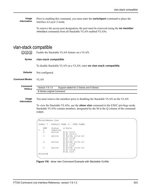 FTOS Command Reference for the S-Series - Force10 Networks