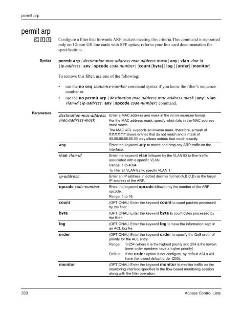 FTOS Command Reference for the S-Series - Force10 Networks