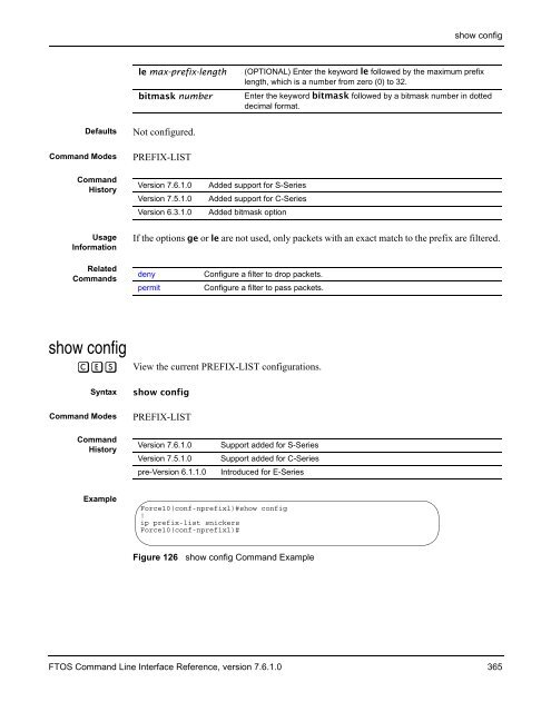 FTOS Command Reference for the S-Series - Force10 Networks