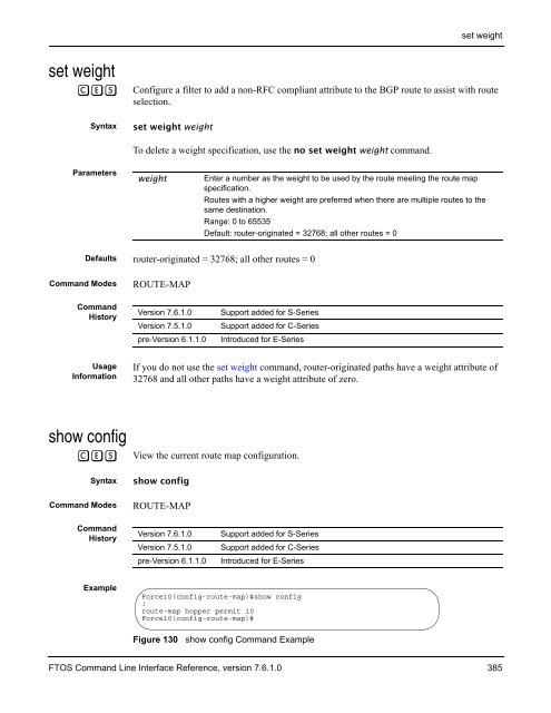 FTOS Command Reference for the S-Series - Force10 Networks