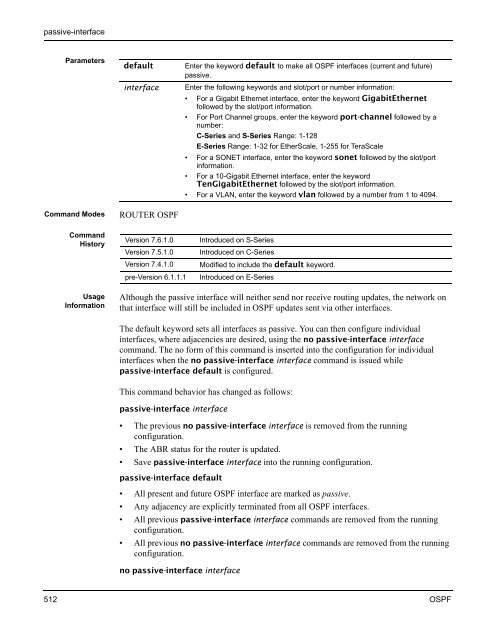 FTOS Command Reference for the S-Series - Force10 Networks