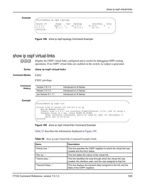 FTOS Command Reference for the S-Series - Force10 Networks