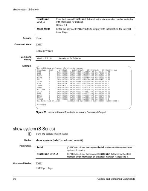 FTOS Command Reference for the S-Series - Force10 Networks