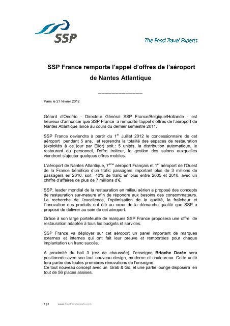 Download News Release PDF - SSP