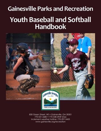 Youth Baseball and Softball Handbook - Gainesville, GA