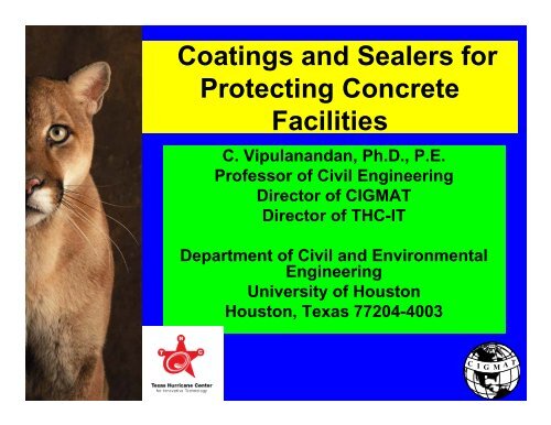 Coatings and Sealers for Protecting Concrete Facilities - Foundation ...