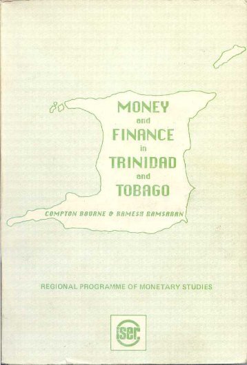 money and finance in trinidad & tobago - Caribbean Centre for ...