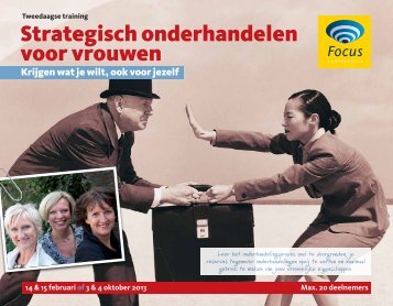 Strategisch onderhandelen voor vrouwen - In Touch women ...