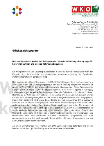 Positionspapier im PDF-Format downloaden - Die Fachgruppe Wien ...