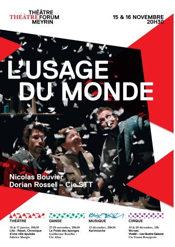 L'Usage du monde Nicolas Bouvier - Forum-Meyrin