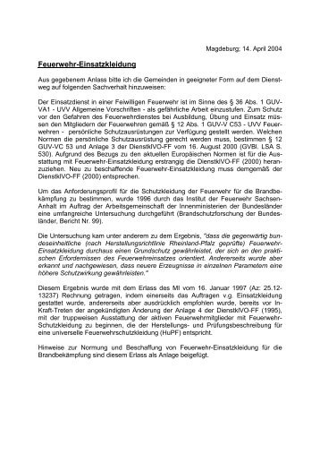 Feuerwehr-Einsatzkleidung für die Brandbekämpfung.pdf - FUK-Mitte