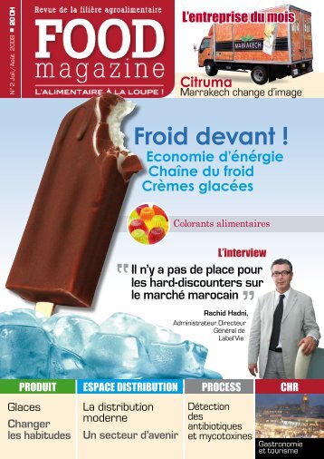 Economie d'énérgie Chaîne du froid Crèmes ... - FOOD MAGAZINE