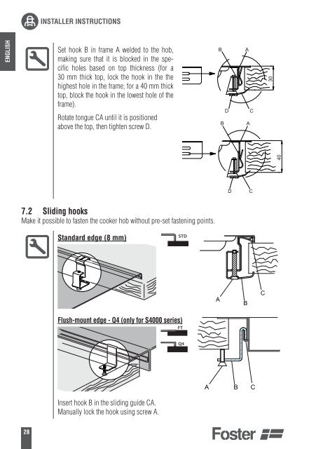 Instruction manual - Foster S.p.A.