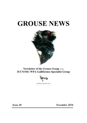 Grouse News 40.pdf - Galliformes-sg.org