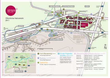 Netzplan mit den Busverbindungen - Gateway Gardens