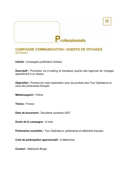 campagne communication - Maison de la France