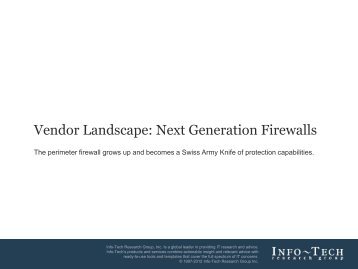 'Vendor Landscape: Next Generation Firewalls' report - Fortinet