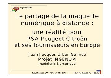 PSA Peugeot Citroën - GALIA