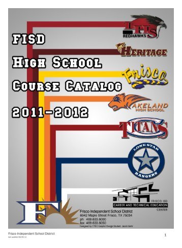 High School Course Catalog - Frisco ISD