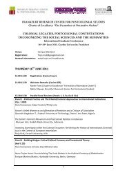 FRCPS IGC 2011-Program 25 05 2011 - Frankfurt Research Center ...