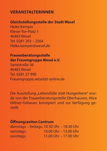 Flyer - Frauen helfen Frauen