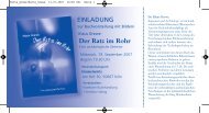 EINLADUNG Der Ratz im Rohr