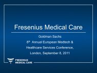 Presentation - Fresenius Medical Care