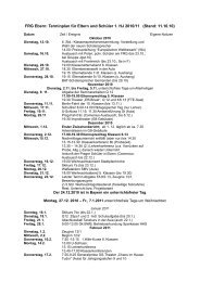 FRG Ebern: Terminplan für Eltern und Schüler 1. HJ 2010/11 (Stand ...