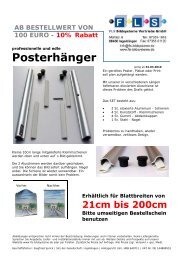 Posterhänger - FLS Bildsysteme Vertriebs GmbH